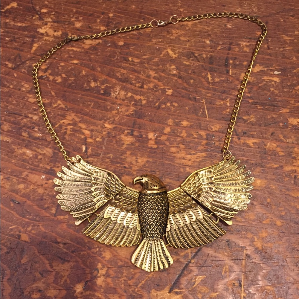 Huge Eagle Pendant Lady GAGaish - Picture 3 of 10